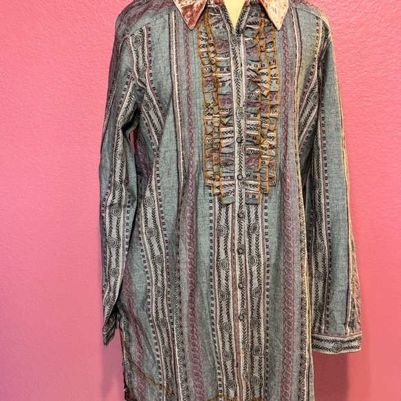 Soft Surroundings Jackets & Blazers - Vintage Bohemian Long Sleeve Shirt